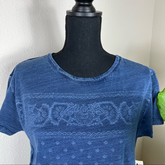 LUCKY BRAND | True Indigo Blue T-Shirt - Picture 2 of 10